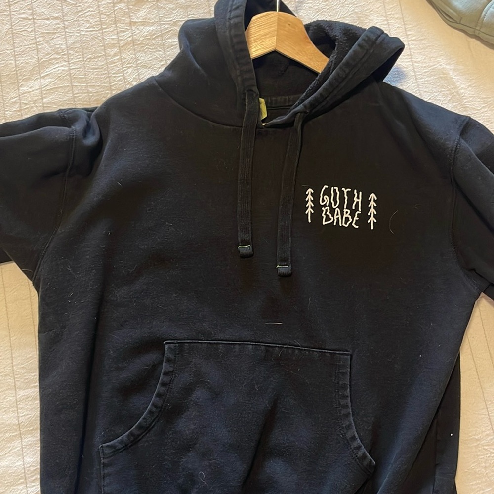 Goth babe hoodie